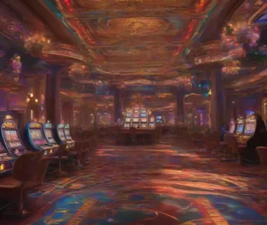 Vibrant Casino Night